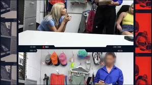 Crystal Clark experiences intense anal pleasure from a shoplifting officer in a POV Shoplyfter Mylf video