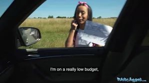 A generously gifted hitchhiker takes advantage of a public official for sexual favors in exchange for cash, captured from a first-person perspective video