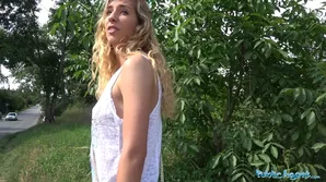 Shona River's public sex encounter turns into a money-making opportunity and a POV sex scene!