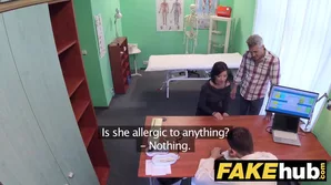 Amateur footage of Czech doctor's wife caught in adultery with a nurse